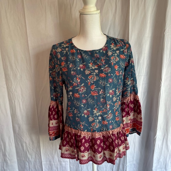 beachlunchlounge Tops - BeachLunchLounge boho beachy lightweight tunic top
